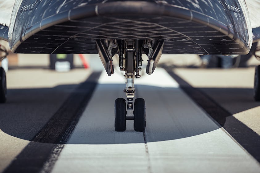 Air launch bottom banner